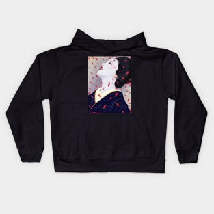 Cherry Blossom Admiration Kids Hoodie